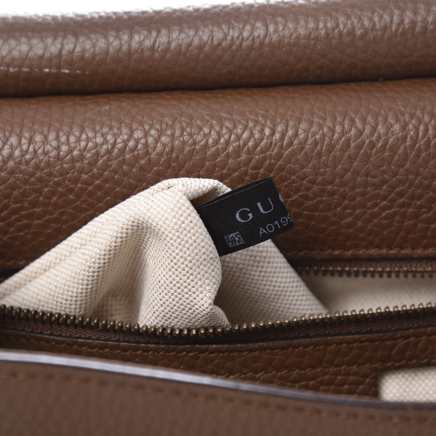 Calfskin Small GG Marmont Top Handle Bag Brown