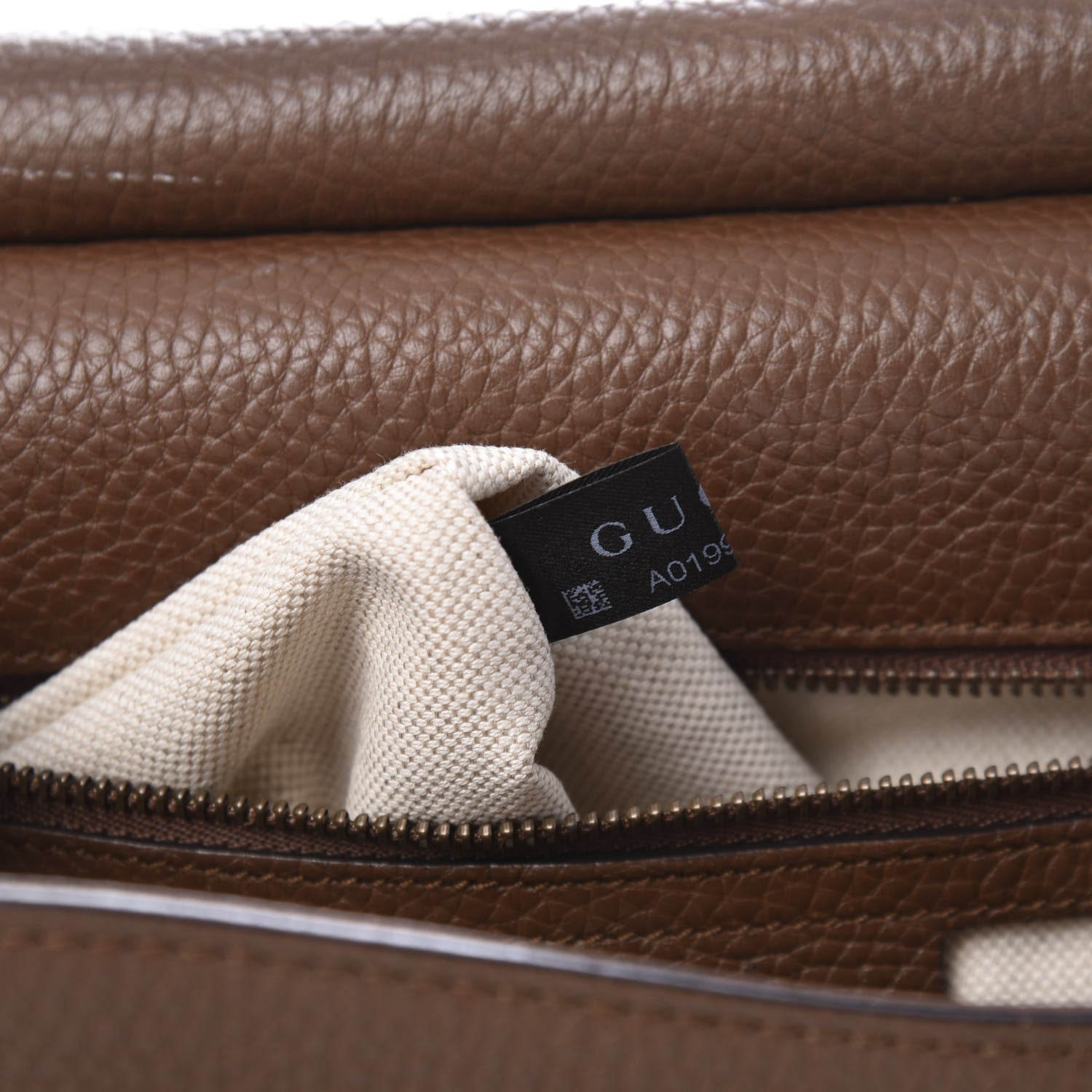 Gucci Calfskin Small GG Marmont Top Handle Bag Brown 11 of 16