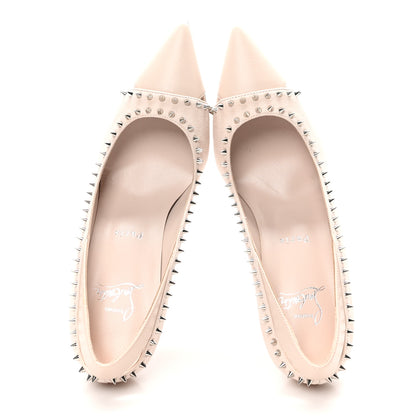 Christian Louboutin Veau Velours Duvette 100 Pumps 37 Leche 2 of 8