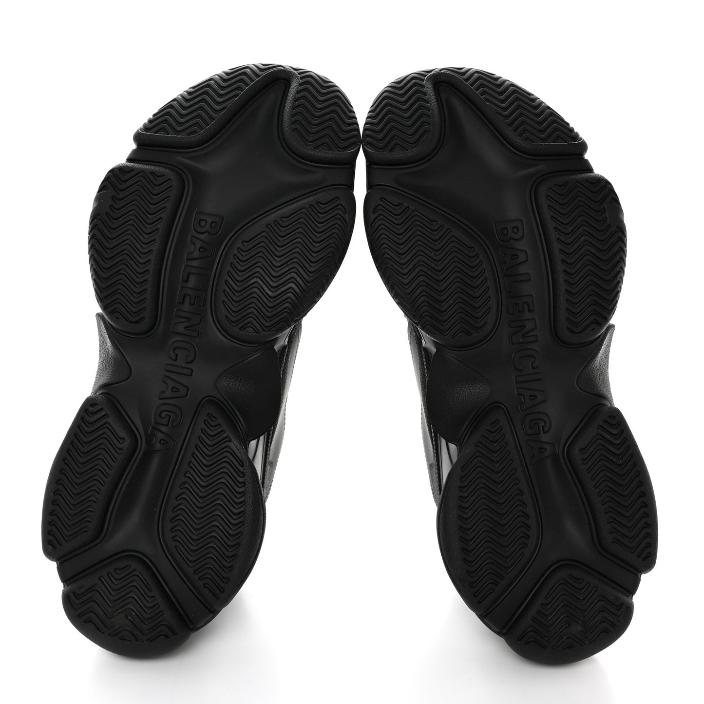 EVA Molded Mens Triple S Sneakers 40 Black