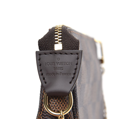Louis Vuitton Damier Ebene Mini Pochette Accessories 7 of 9