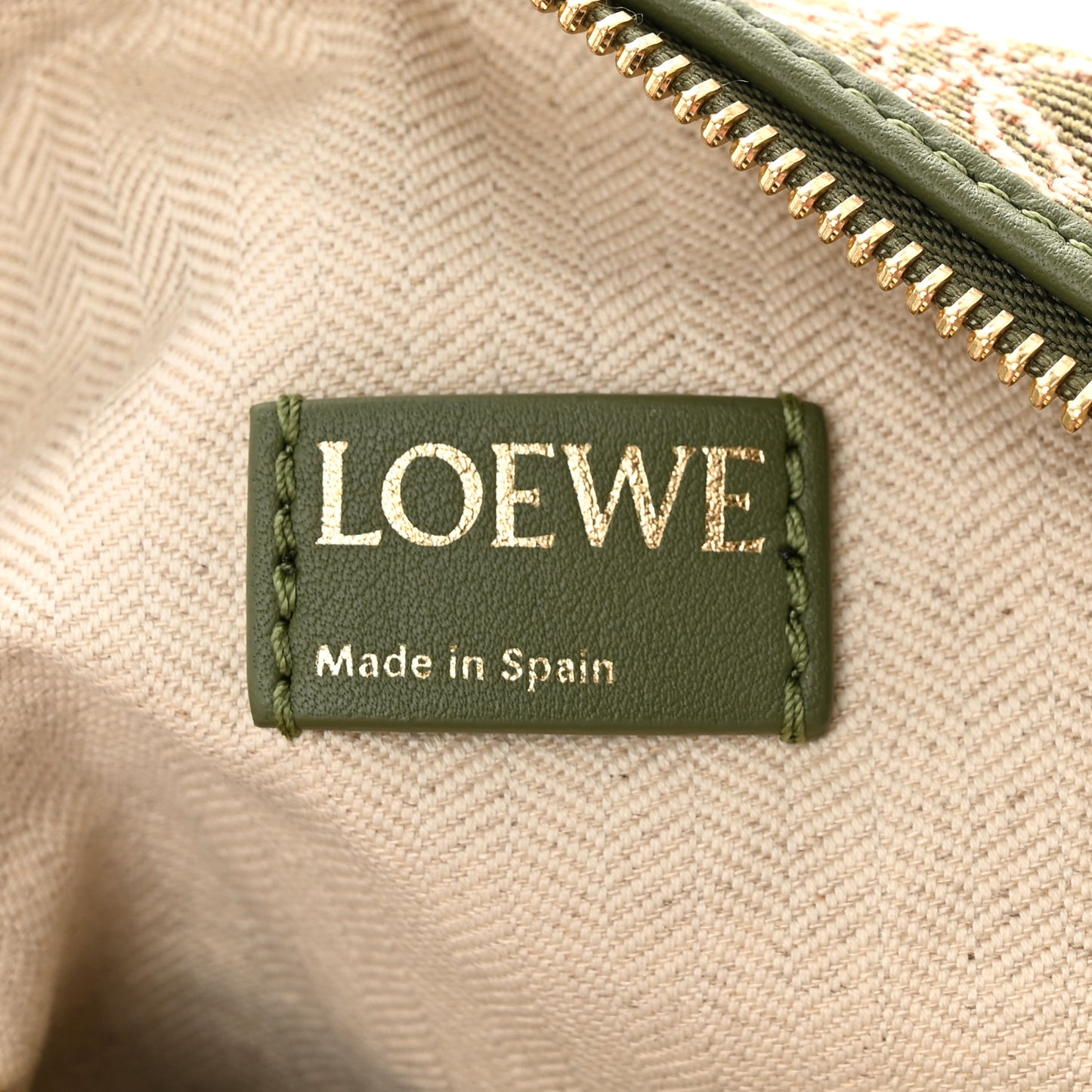 Jacquard Anagram Calfskin Small Cubi Bag Avocado Green
