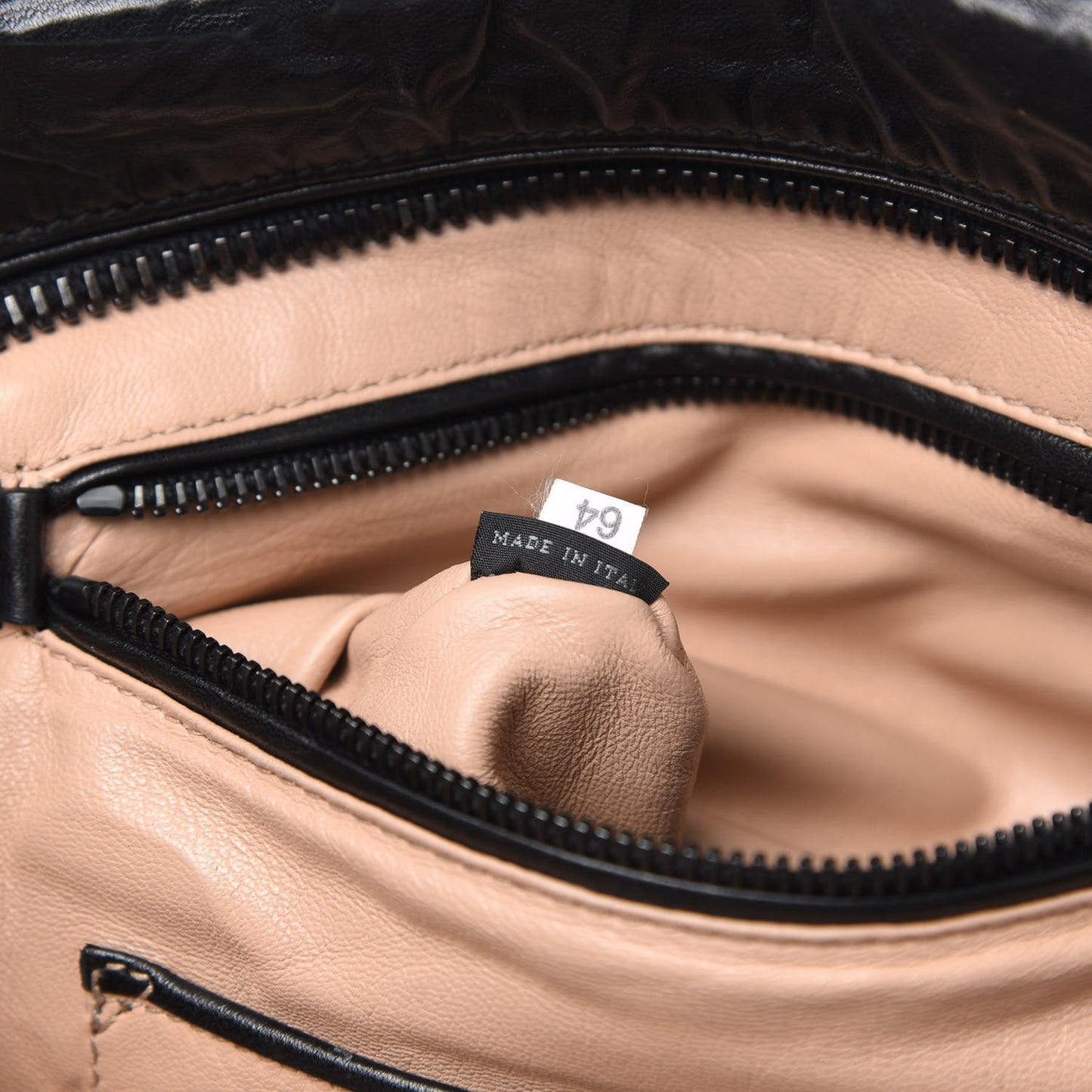 Nappa Antique Shoulder Bag Black