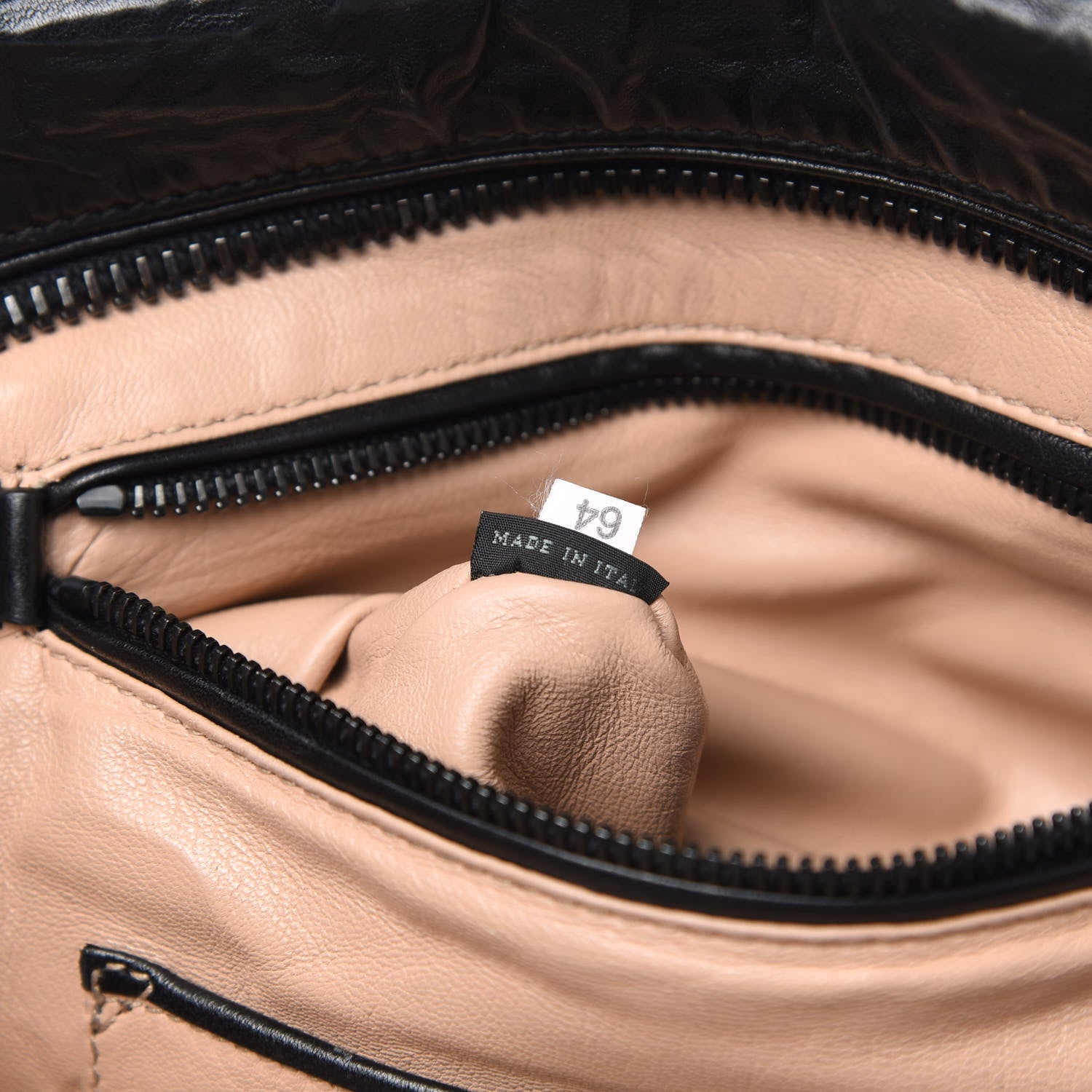 Prada Nappa Antique Shoulder Bag Black 7 of 12