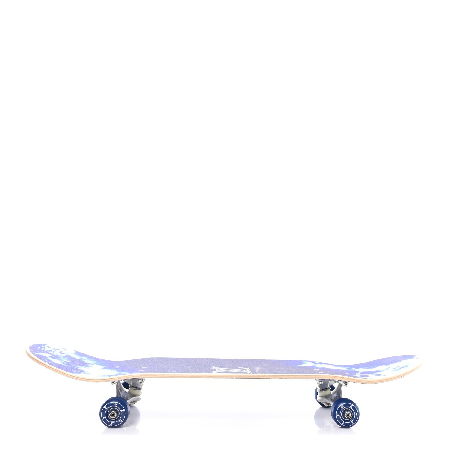 Louis Vuitton Monogram Bandana Maple Wood Skateboard Blue 3 of 8
