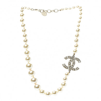 Chanel Graduated Pearl CC Short Necklace Gold 3 of 6