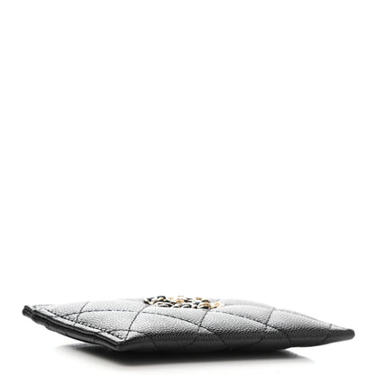 Chanel Caviar Quilted French New Wave Card Holder Black 4 of 8