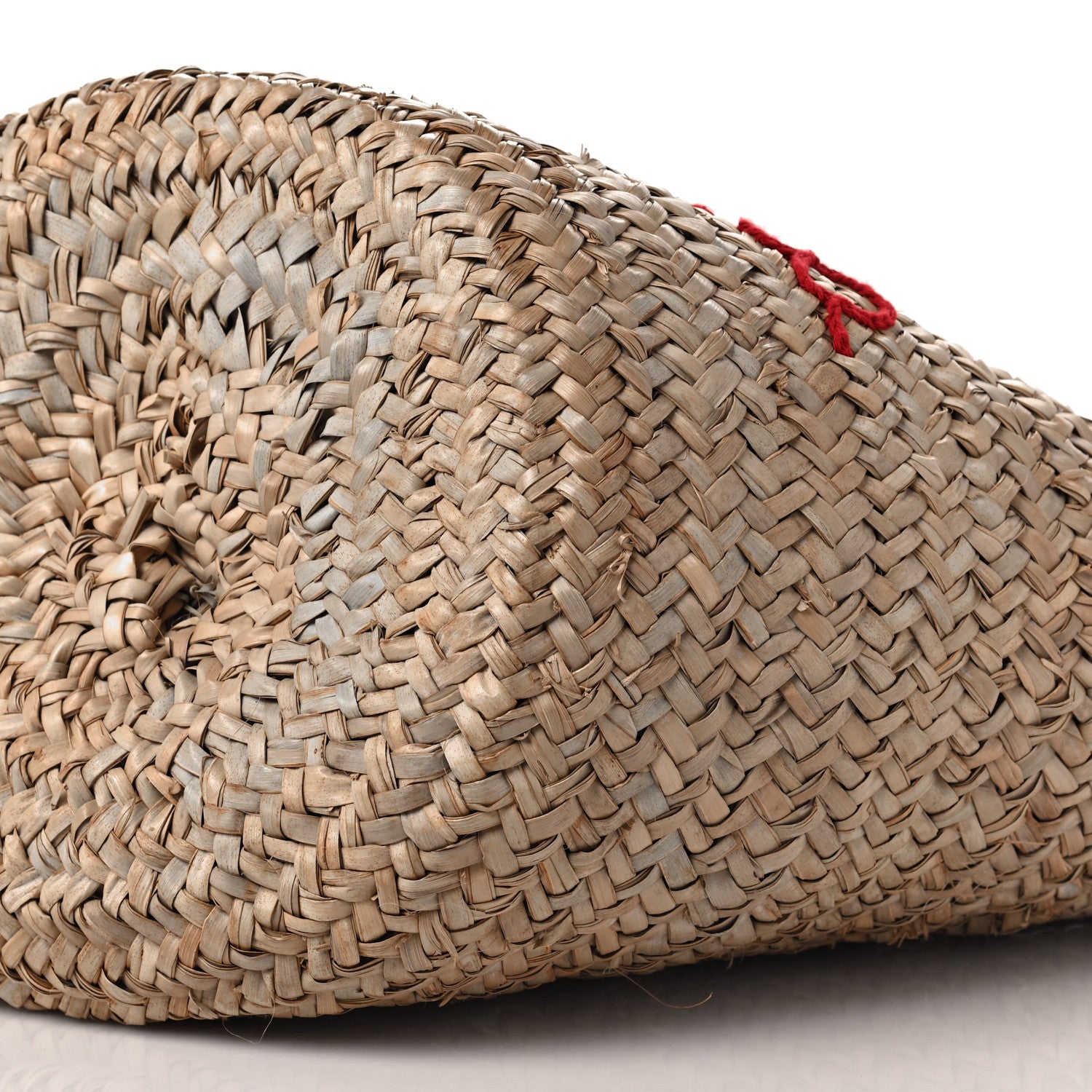 Dolce & Gabbana Woven Raffia Lizard Kendra Logo Tote Red Multicolor 8 of 8