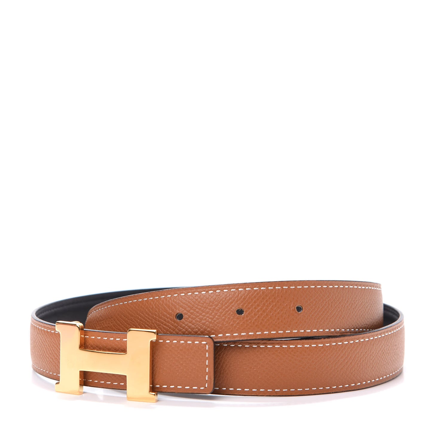 Epsom Swift 24mm Mini Constance Belt 85 Black Gold