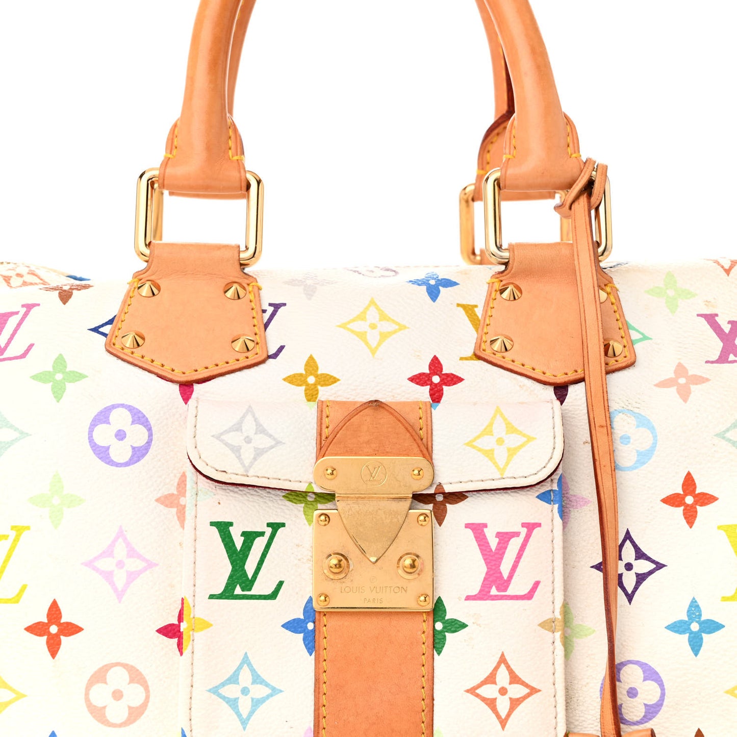 Monogram Multicolor Speedy 30 White
