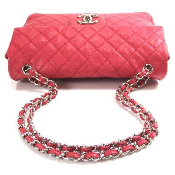Chanel Caviar Maxi Flap Fuchsia 6 of 12