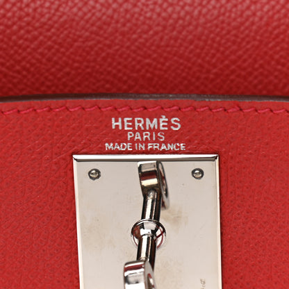 Hermes Epsom Kelly Retourne 28 Rouge Casaque 6 of 14