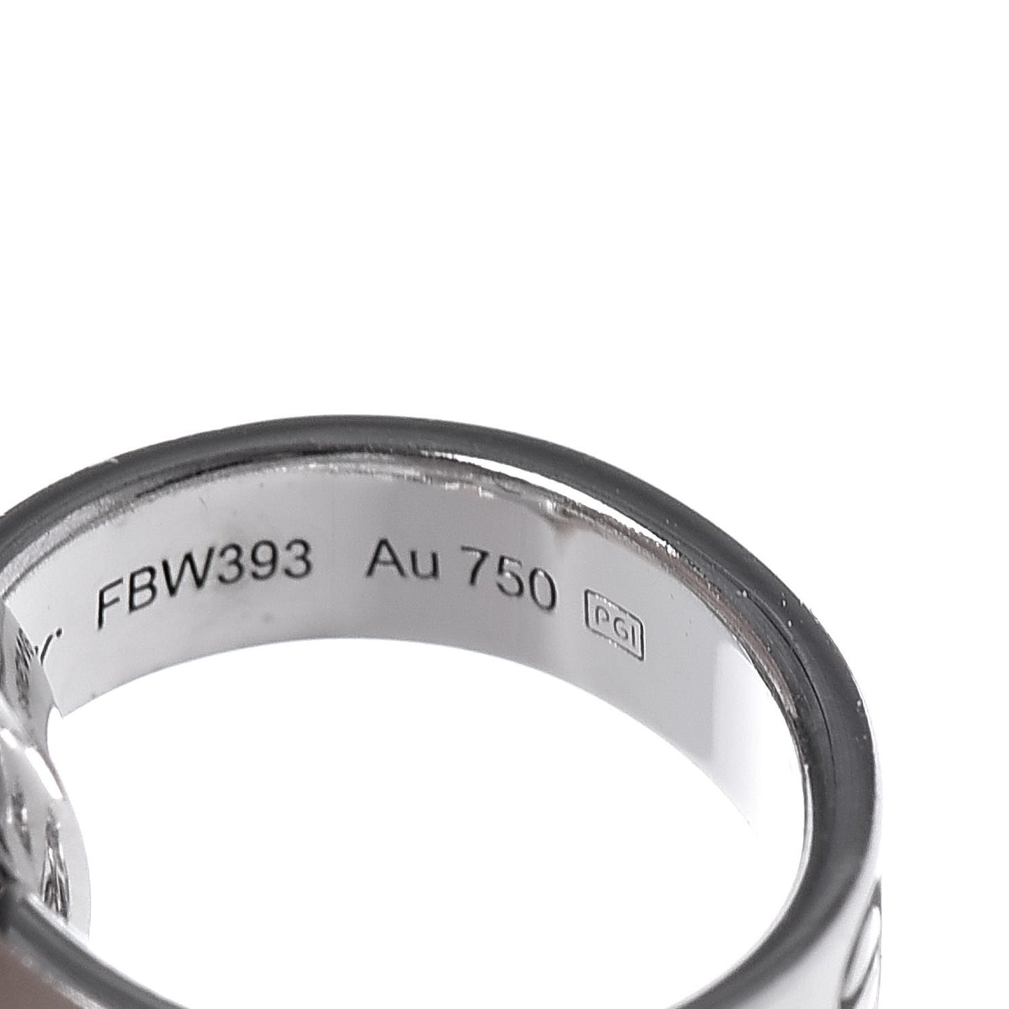 18K White Gold Interlocking LOVE Necklace