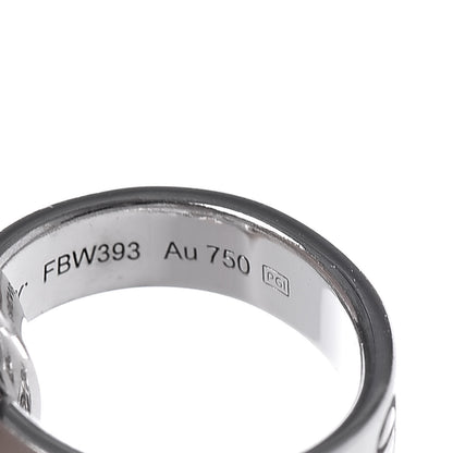 Cartier 18K White Gold Interlocking LOVE Necklace 6 of 6
