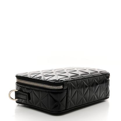 Prada Spazzolato Small Brique Crossbody Bag Black 4 of 10