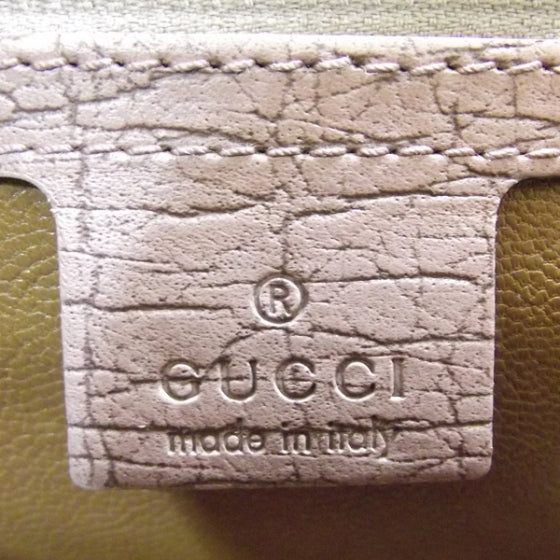 Gucci Leather Bamboo Bullet Satchel Rose 8 of 10