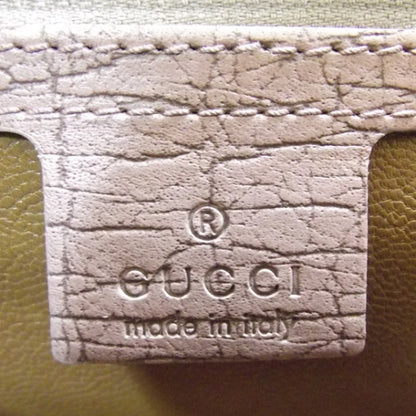 Gucci Leather Bamboo Bullet Satchel Rose 8 of 10