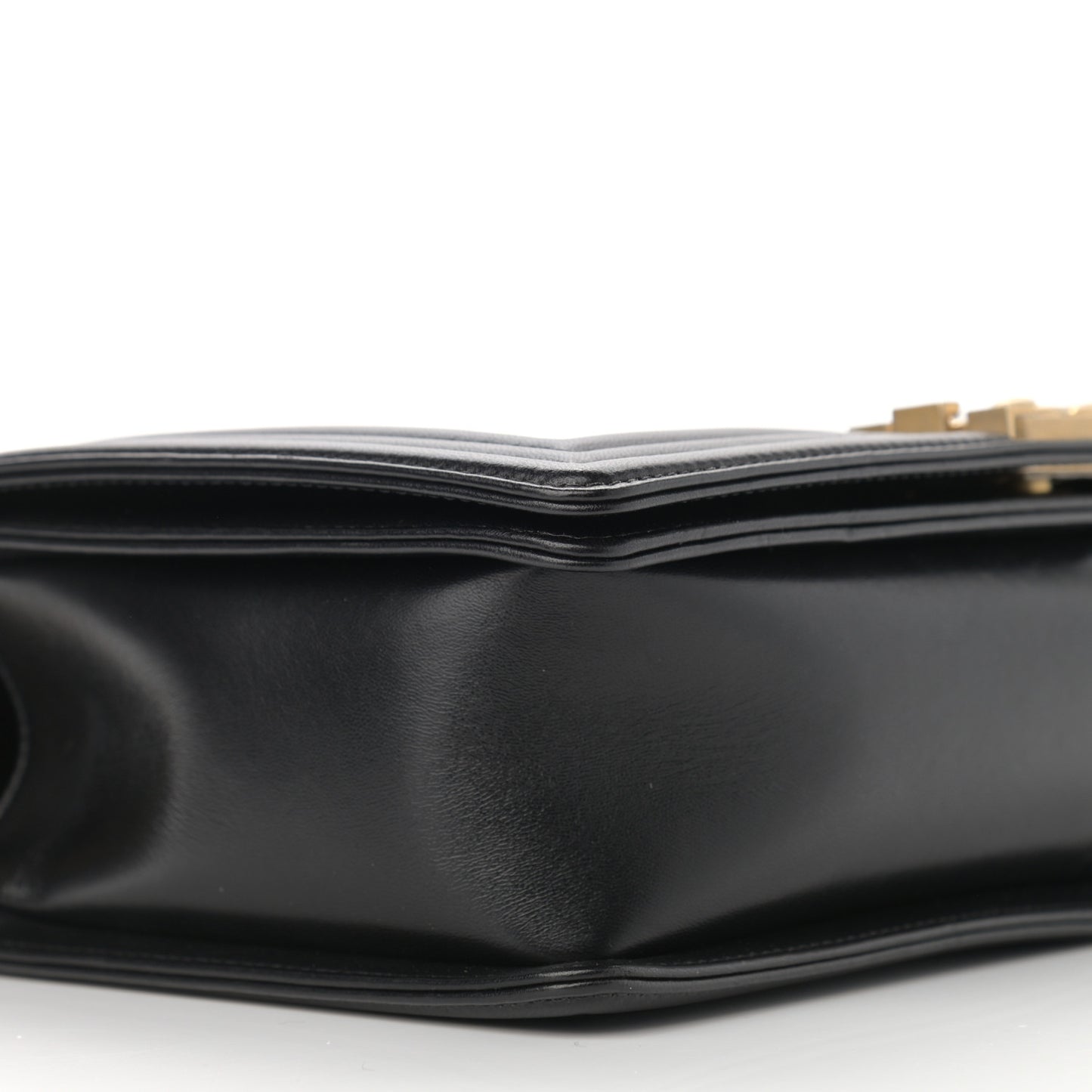 Lambskin Quilted New Medium Boy Flap Black