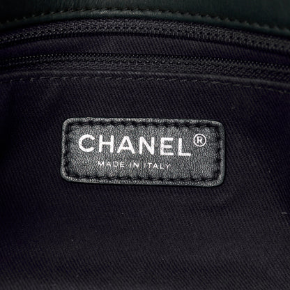 Chanel Iridescent Calfskin Small New Bubble Quilt Flap Anthracite 6 of 11