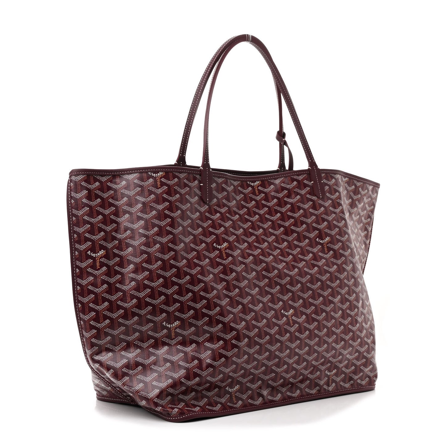 Goyardine Reversible Anjou GM Burgundy