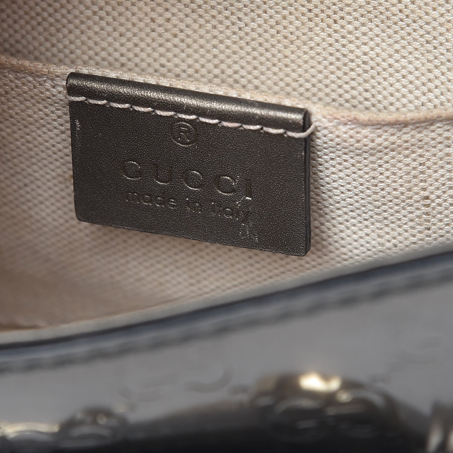 Gucci Shine Guccissima Mini Emily Chain Shoulder Bag Sasso 6 of 15