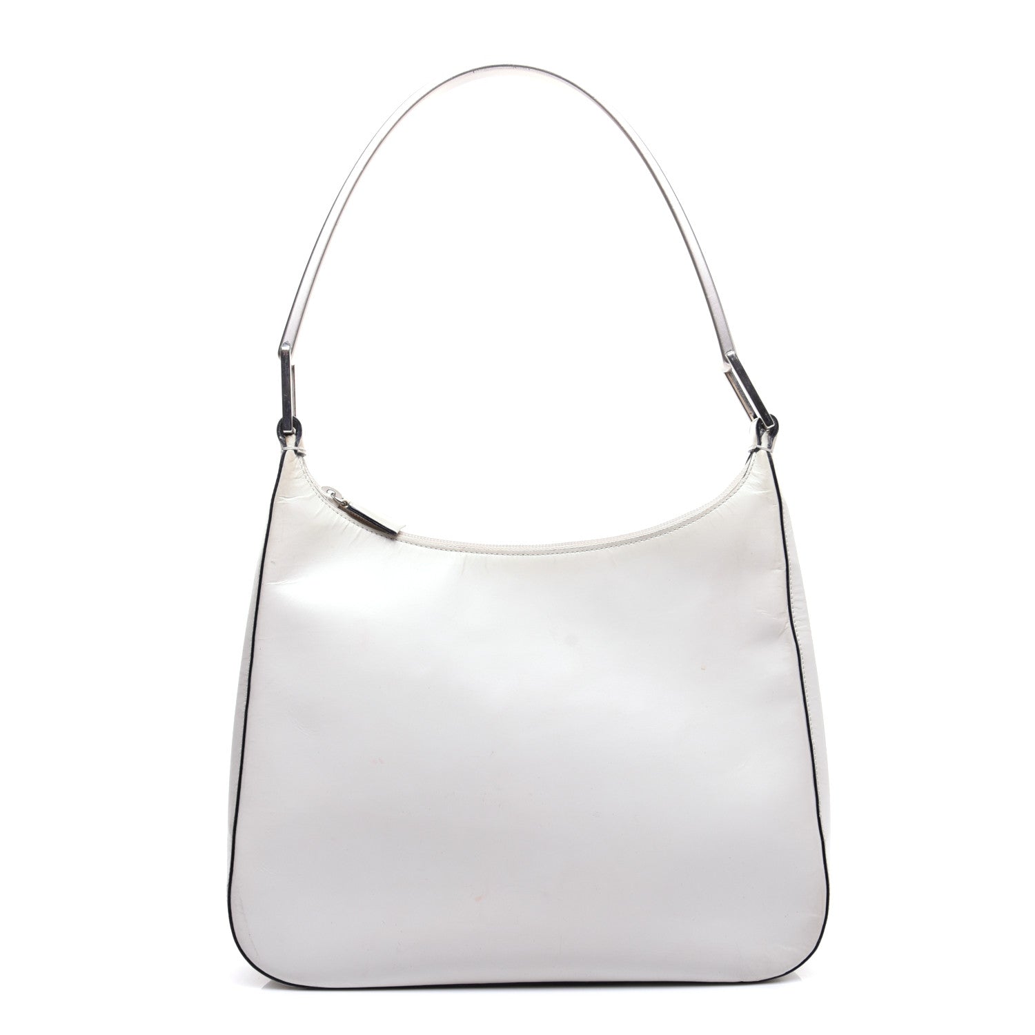 Prada Spazzolato Top Handle White 1 of 12