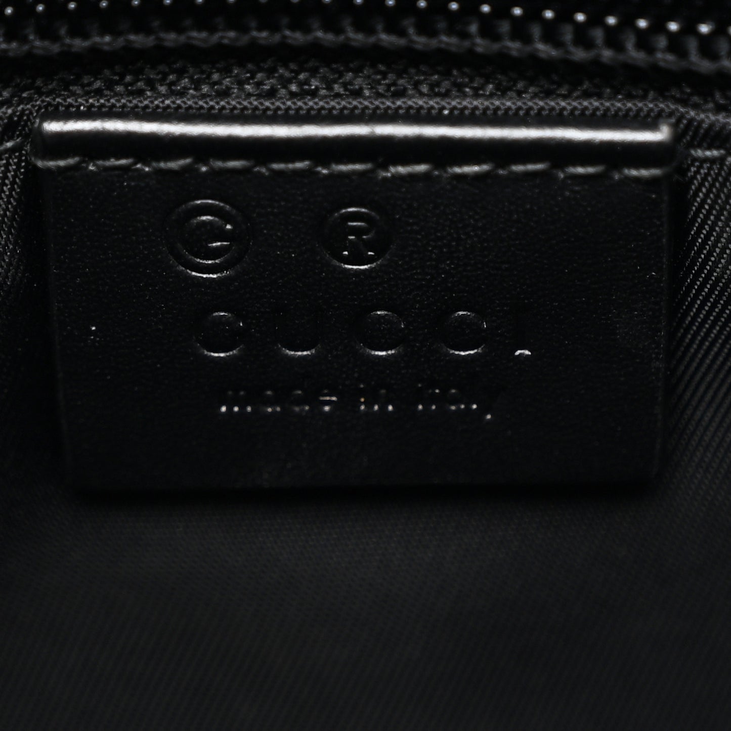 Techno Canvas Selleria Calfskin Web Small Flat Messenger Bag Black