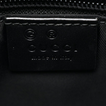 Gucci Techno Canvas Selleria Calfskin Web Small Flat Messenger Bag Black 6 of 10