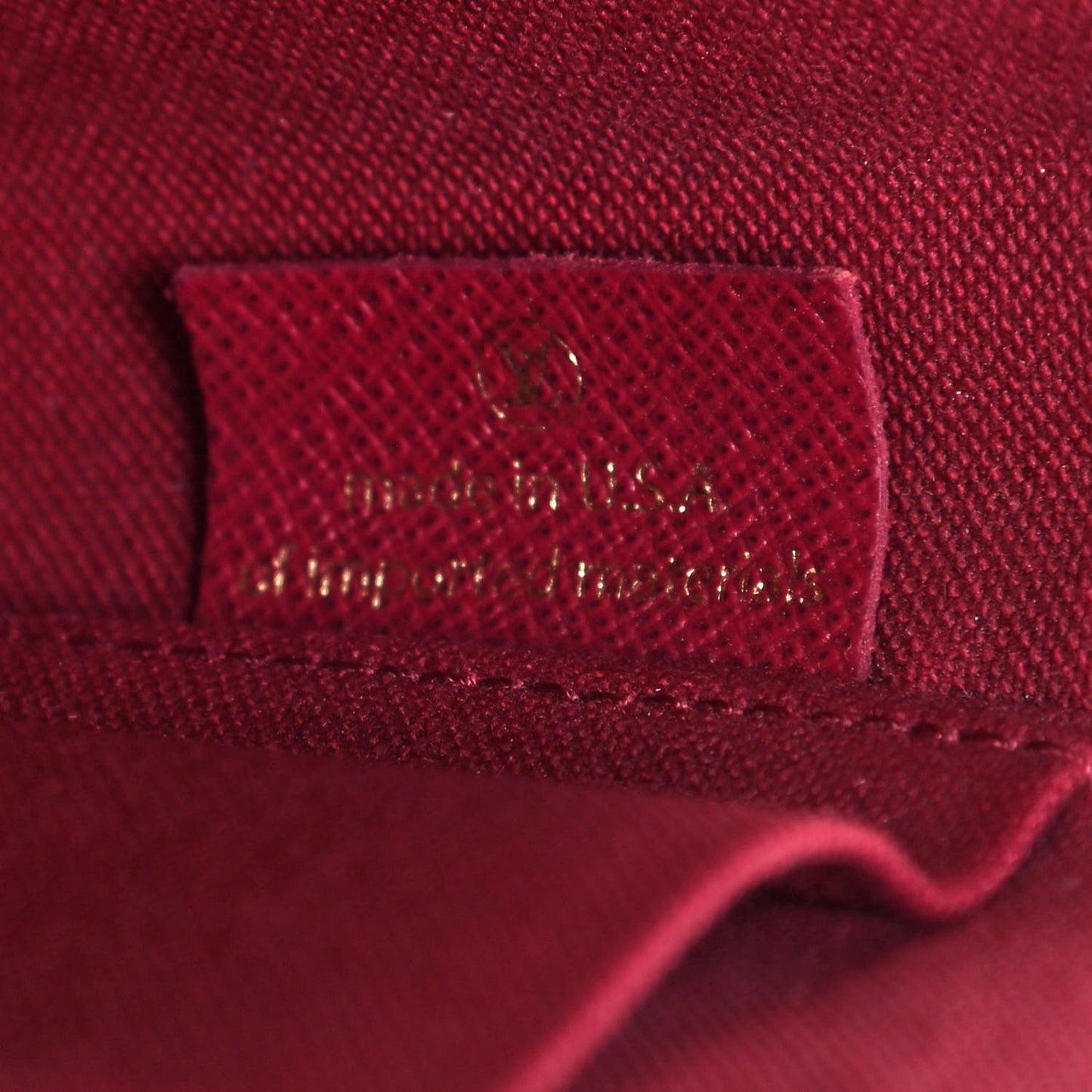 Monogram Pochette Felicie Chain Wallet Fuchsia