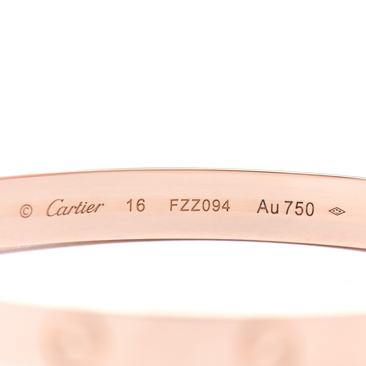 Cartier 18K Pink Gold LOVE Bracelet 16 4 of 4