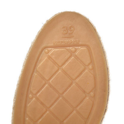 Chanel Suede Pearl CC Espadrilles 39 Black 8 of 10