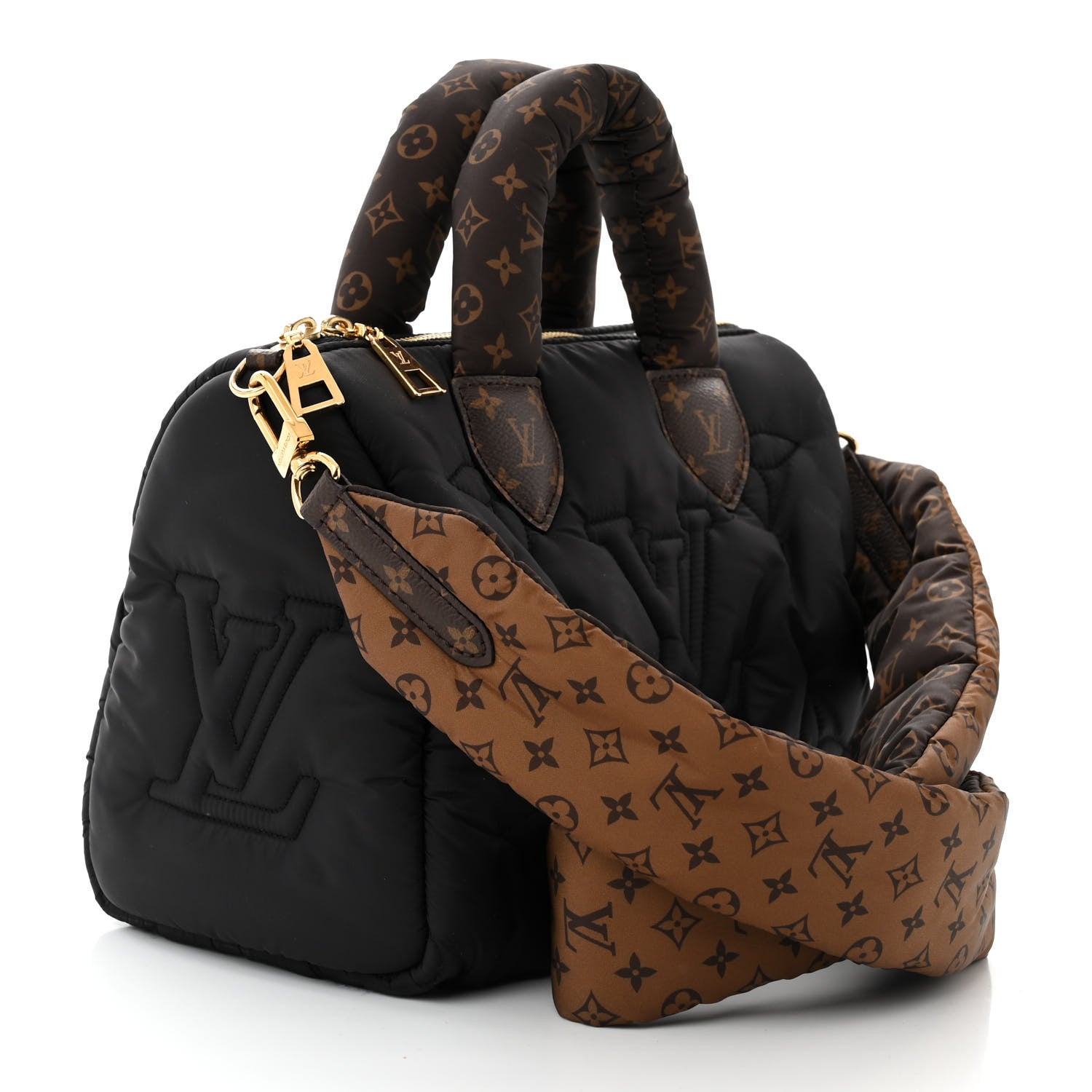 Louis Vuitton Econyl Mini Monogram Pillow Speedy Bandouliere 25 Black 3 of 9