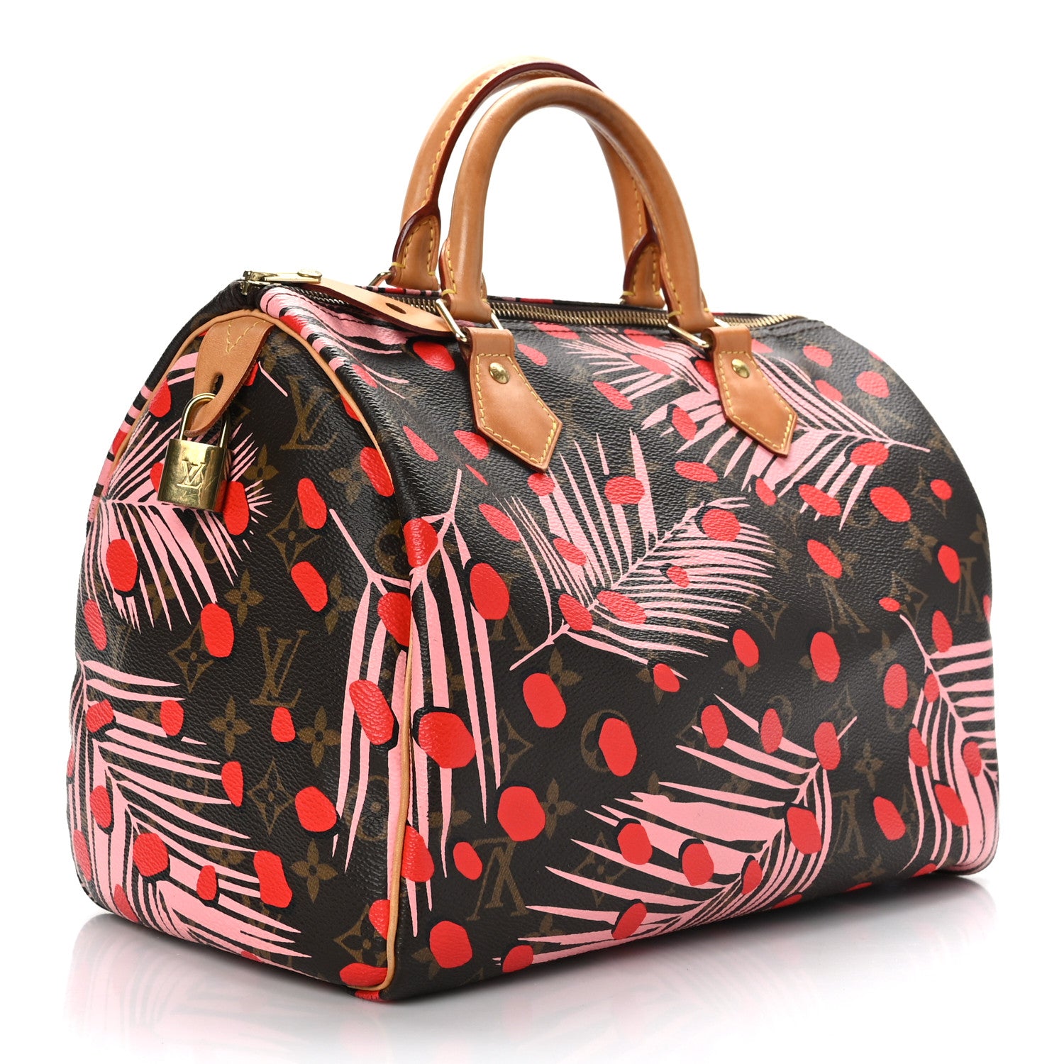 Louis Vuitton Monogram Jungle Dots Speedy 30 Sugar Pink Poppy 3 of 13
