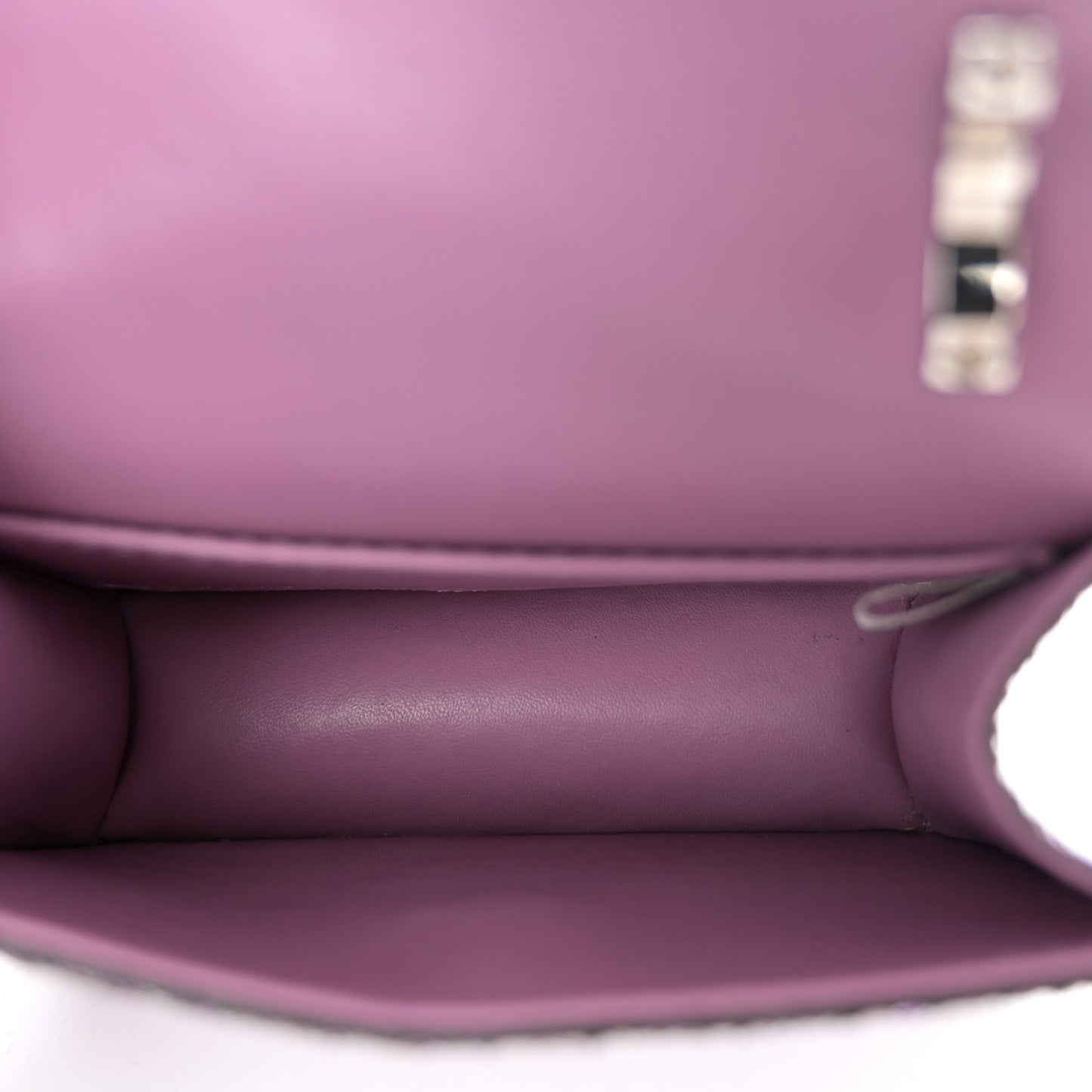 Coarse Glitter Mini Paris Crossbody Pink Violet