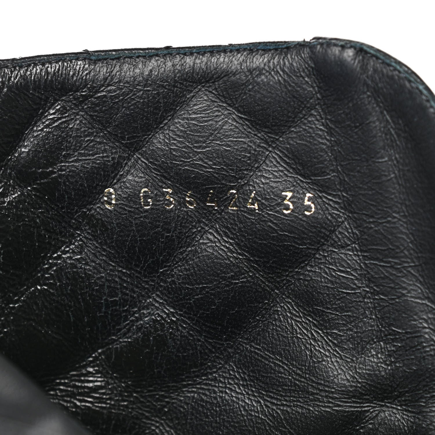 Chanel Shiny Lambskin Quilted Lace Up Combat Boots 35 Black 7 of 11