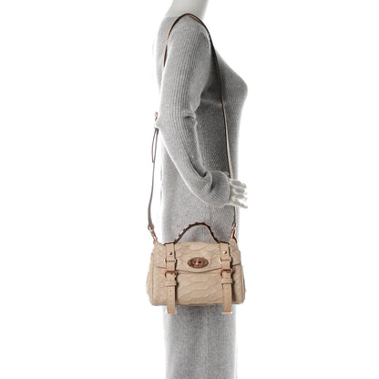 Mulberry Silky Snake Mini Alexa Pebbled Beige 2 of 8