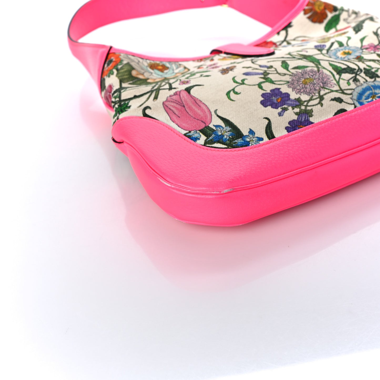 Canvas Flora Medium Jackie Hobo Fuchsia