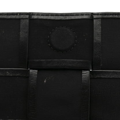Bottega Veneta Paper Calfskin Maxi Intreccio Extra Mini Cassette Crossbody Bag Black 12 of 15
