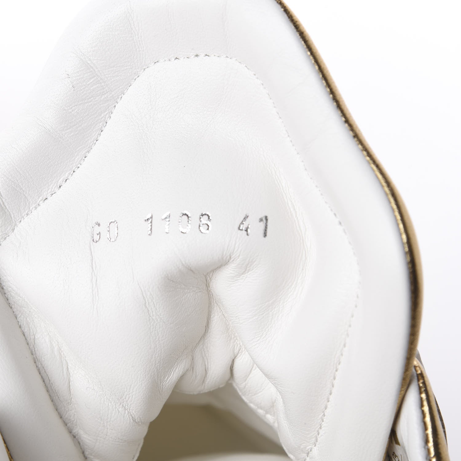 Louis Vuitton Metallic Calfskin Technical Nylon LV Archlight Sneakers 41 White Gold 10 of 10