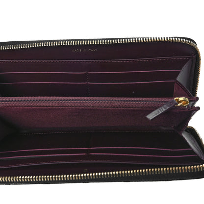 Chanel Caviar Quilted Large Gusset Zip Around Wallet Black 5 of 11