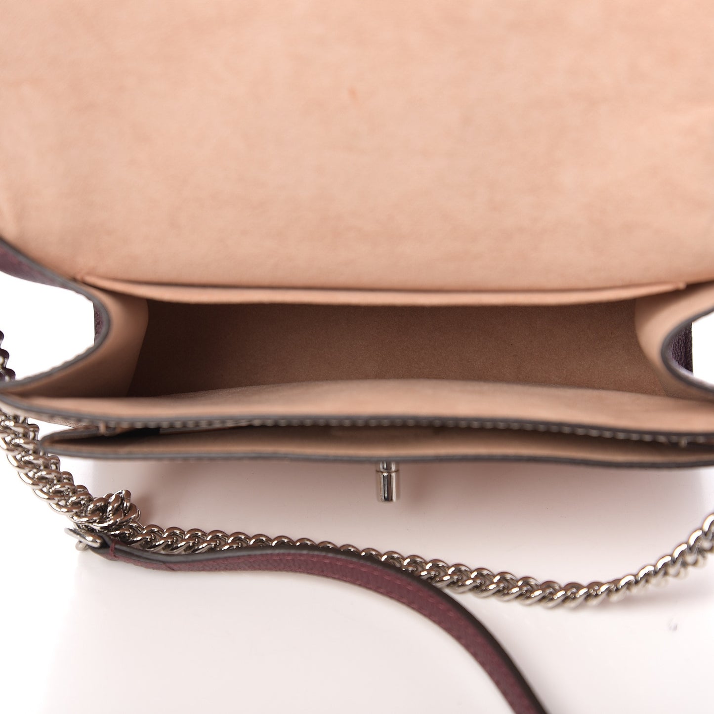 Soft Calfskin Mylockme Chain Bag BB Rose Silk Quartz Calla