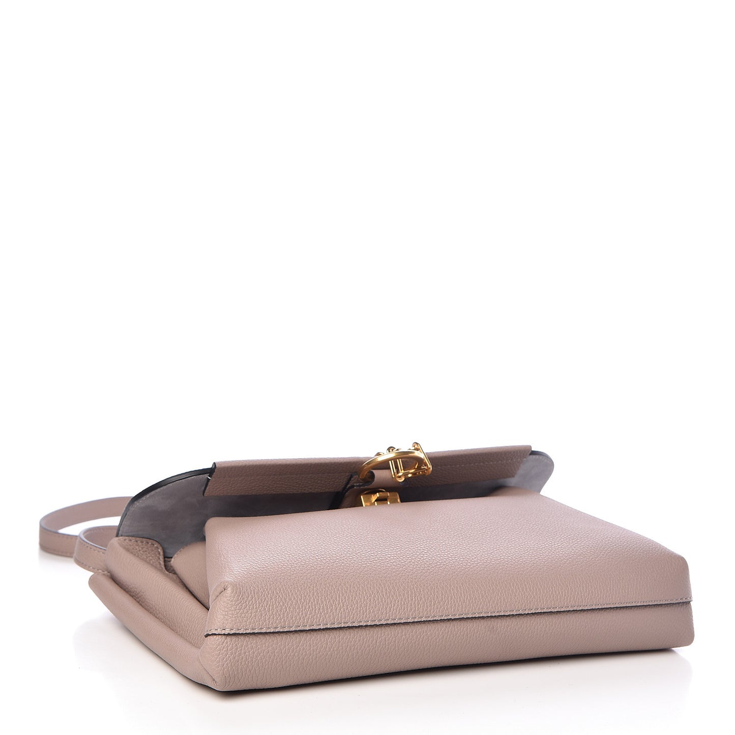 Calfskin VChain Crossbody Bag Poudre