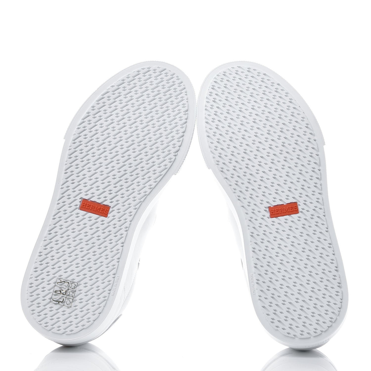 Hermes Calfskin Day Sneakers 38 White 5 of 8