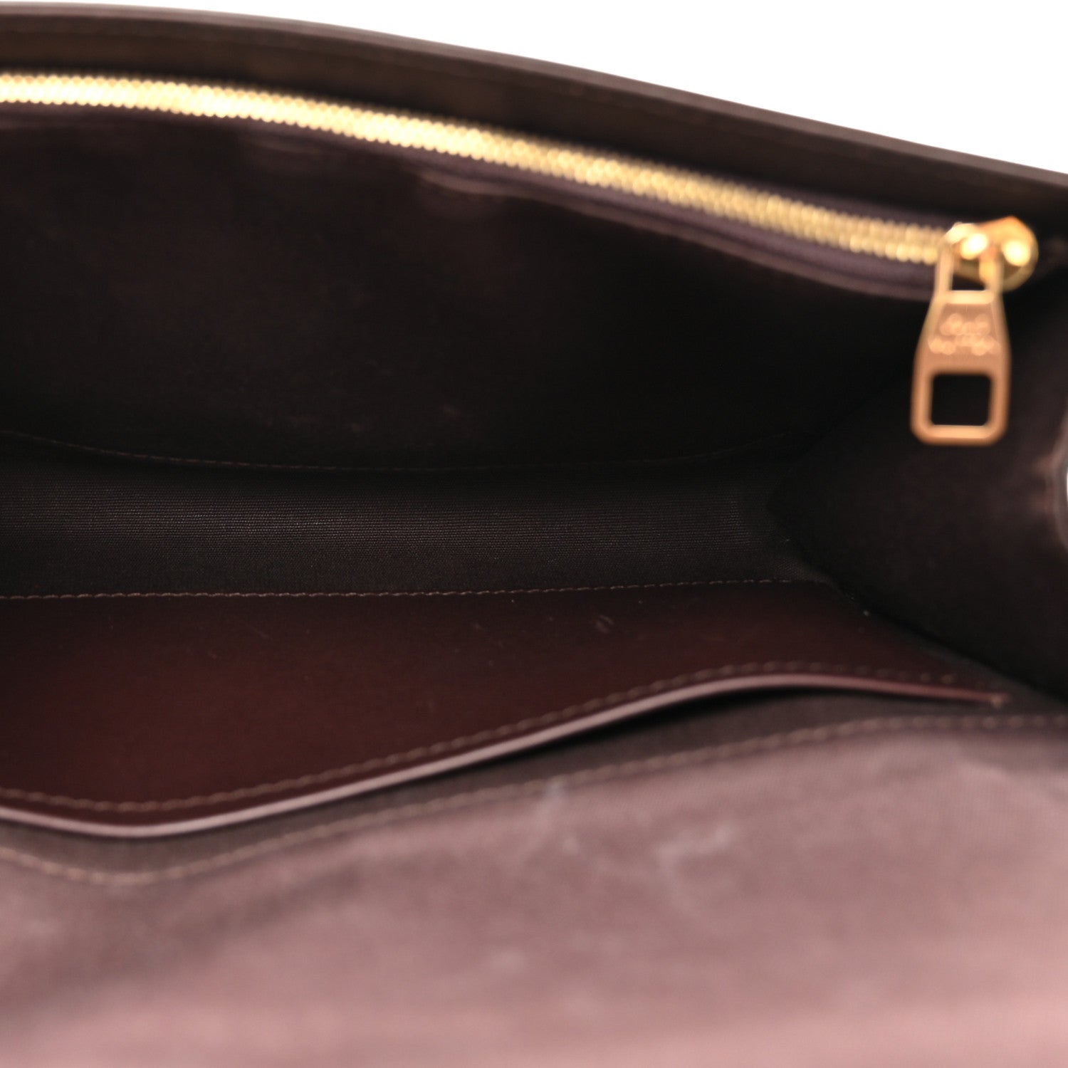 Louis Vuitton Patent Chain Louise GM Amarante 5 of 10