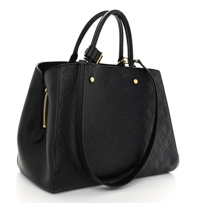 Louis Vuitton Empreinte Montaigne GM Black 3 of 9