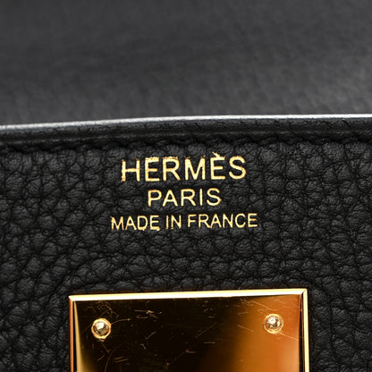 Hermes Togo Kelly Retourne 32 Black 6 of 12
