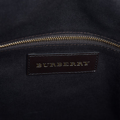 Burberry Haymarket Check Small Salisbury Tote Chocolate 6 of 7