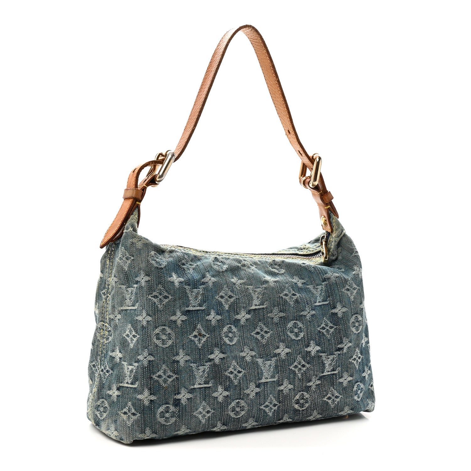 Louis Vuitton Monogram Denim Baggy PM Blue 3 of 10
