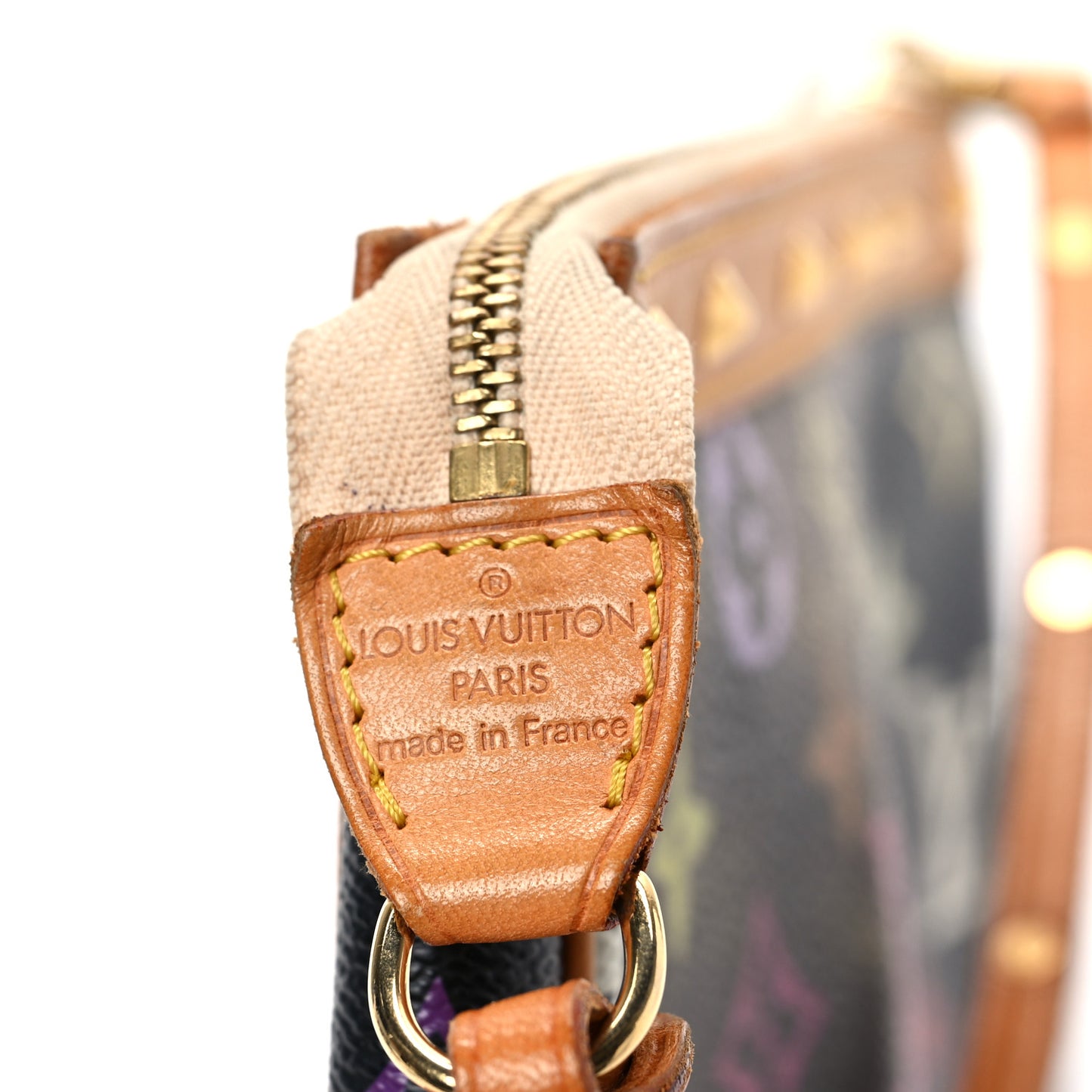 Monogram Multicolor Pochette Accessories Black