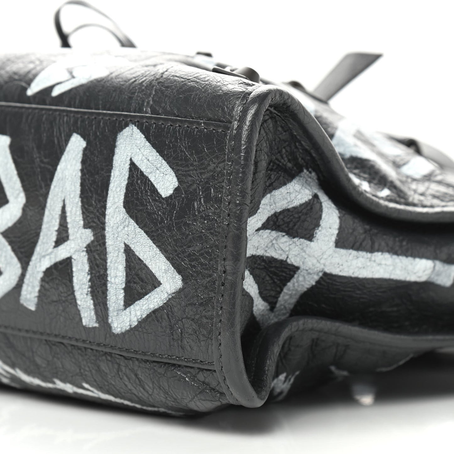 Agneau Arena Graffiti All Over Classic Hardware S City Gris Fossile White